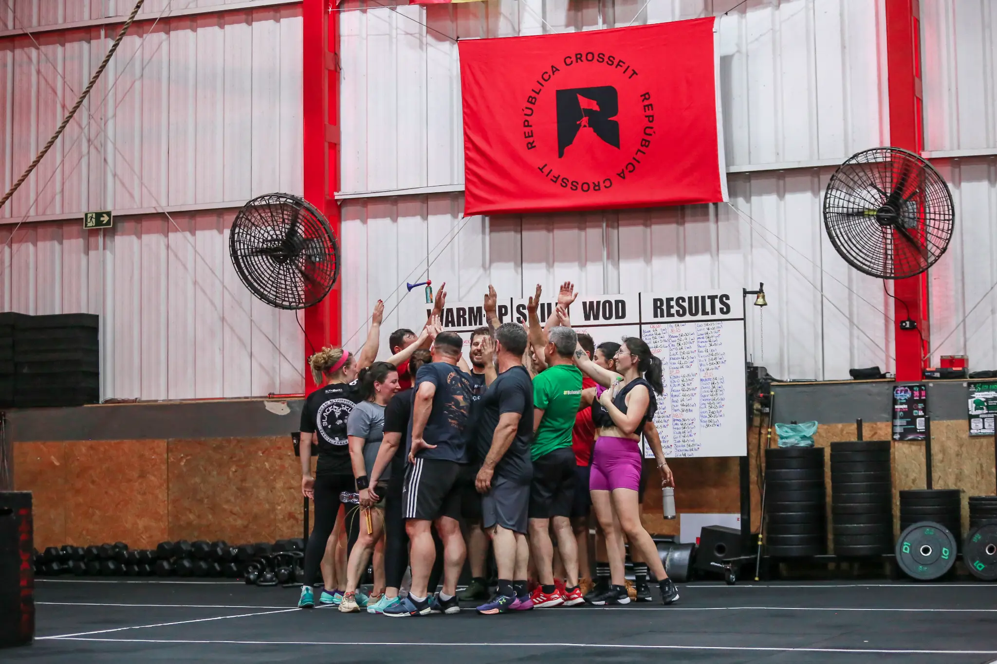 Treino em comunidade 💪